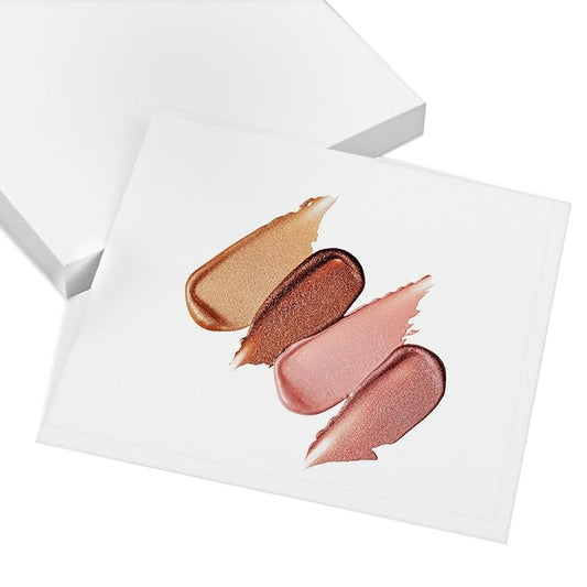 100 PCS Disposable Nail Polish Palette Paper Gel Art Palette Portable Waterproof Art Mixing Tool Double Side Makeup Mixing Paper with Stainless Cosmetic Spatula for Makeup Nail Gel Mix Home Salon