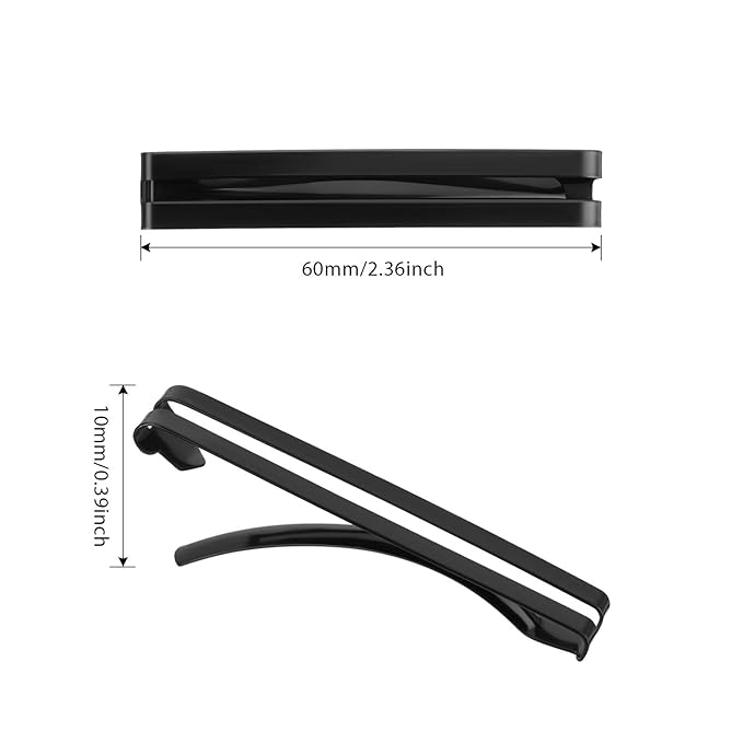 Hotop 30 Pieces Hair Clip, Open Center Domed Metal Barrettes, Assorted Colors (Black, Brown, Silver), Universal Size, Lightweight, Durable, for Girls and Women