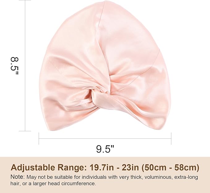 DAISYSILK 100 Pure Mulberry Silk Hair Bonnet for Sleeping Silk Hair Wrap for Women
