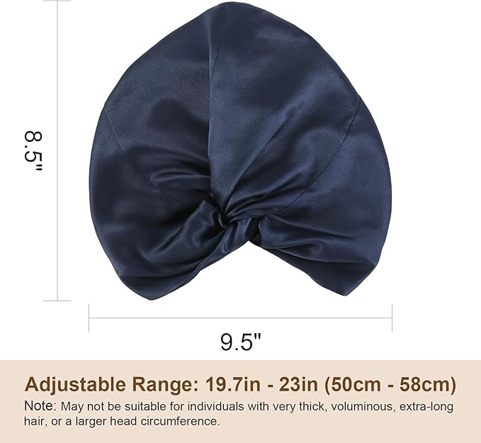 DAISYSILK 100 Pure Mulberry Silk Hair Bonnet for Sleeping Silk Hair Wrap for Women