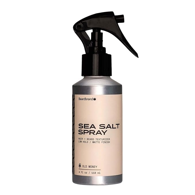 Beardbrand Sea Salt Spray for Men – Texturizing Hair Mist with Old Money Scent | Adds Volume & Natural Matte Finish | Beach Waves, Lightweight Hold – 4 fl oz