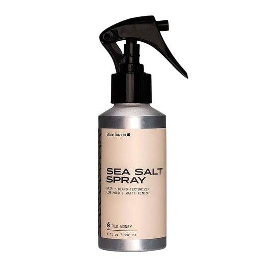 Beardbrand Sea Salt Spray for Men – Texturizing Hair Mist with Old Money Scent | Adds Volume & Natural Matte Finish | Beach Waves, Lightweight Hold – 4 fl oz