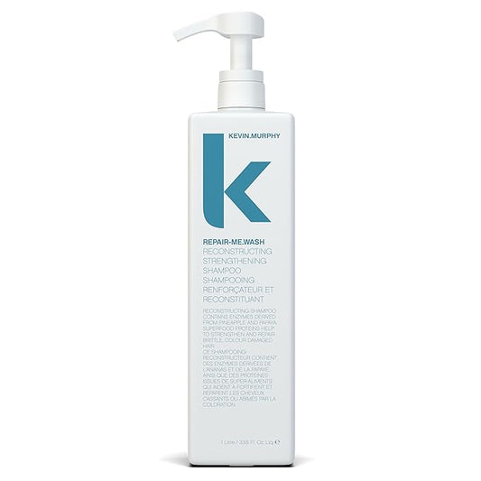 KEVIN.MURPHY REPAIR-ME.WASH - Moisturising Hair Repair Shampoo - Hydrating Frizz Control Shampoo - Sulphate & Paraben Free Hair Care - 1 L / 33.8 fl oz