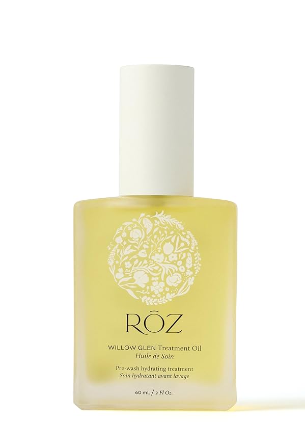 RŌZ Willow Glen Treatment Oil - Multi-Purpose, Organic Vegan Nourishing Oil for Hair, Scalp & Body, Vegan, Cruelty Free, 2 Fl. Oz. / 60 Ml