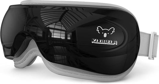 Eye Massager with Heat&Bluetooth Music,Eye Care Device for Migraine,Heated Eye mask for Relaxation,Reduce Strain,Improve Sleep,Ideal Gift for Men/Women,Black