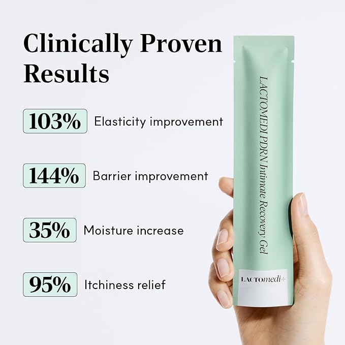 LACTOMEDI PDRN Intimate Recovery Gel (4 pcs) – Vegan Phyto-PDRN Vaginal Moisturizing Gel for Elasticity & Firm-Feel Support, Hydrating Intimate Care, pH Balanced