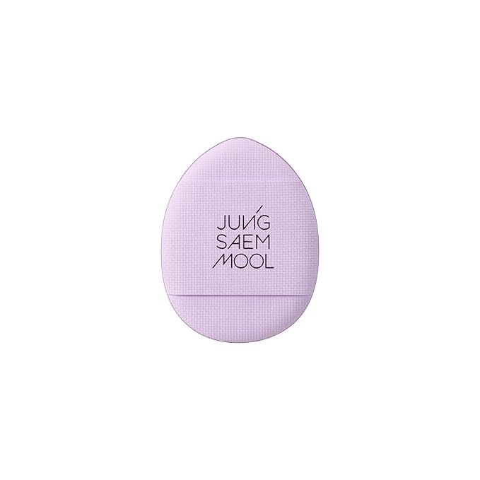 JUNG SAEM MOOL Skinny Tap Puff 3pcs Macaron Edition, Mini Precision Puff for Concealer and Touch-Up, Ultra-Slim Fitting Makeup Sponge for Seamless Coverage Around Nose Eyes Lips, Korean Beauty Tool