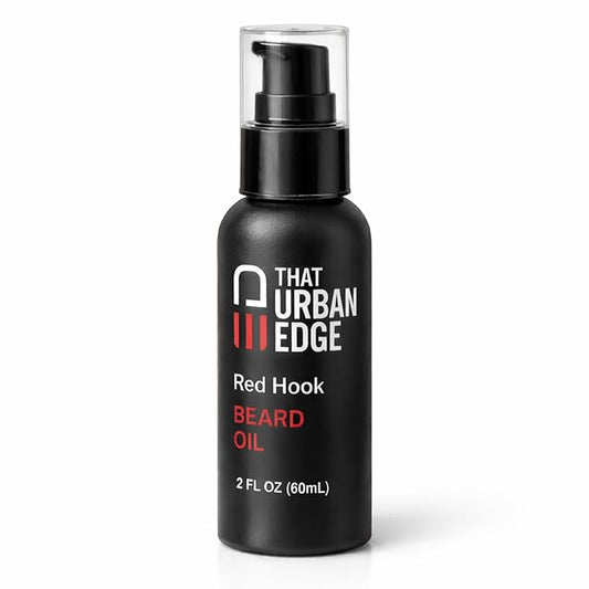 That Urban Edge Beard Oil for Black Men & All Beard Types, Non-Greasy Beard Conditioner, Softens & Hydrates, Red Hook Scent, Travel-Friendly, 2 Fl Oz