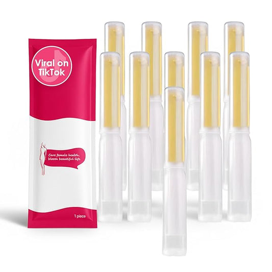 Women's Intimate Care Gel – Enhances Firm Feel & Comfort | Probiotic & Herbal Formula | pH Balanced Daily Hygiene & Odor Control | Gentle Moisturizing Feminine Wash with Applicator (10 PACK)