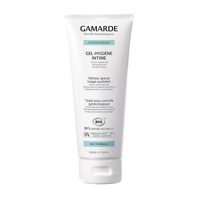 Gamarde Intimate Hygiene Gel - Feminine Intimate Wash, Moisturizes, Protects, and Soothes - Instant Freshness - Gynaecologically Tested - 1.41 oz