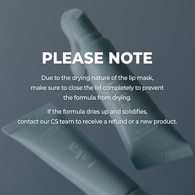 Laka Soothing Prep Lip Mask, 10ml/0.33 fl.oz, Cooling Peel-Off Lip Mask, Jelly tip for Hygienic & Easy Application, Daily Lip Care, K-Beauty