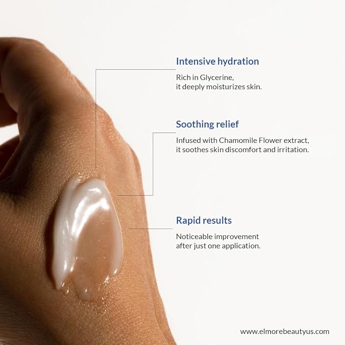 Soothing Hand Cream – 42% Glycerin for Intense Moisture & Hydration | Chamomile Extract to Calm, Soothe & Restore Dry, Cracked Skin | Fast-Absorbing & Non-Greasy
