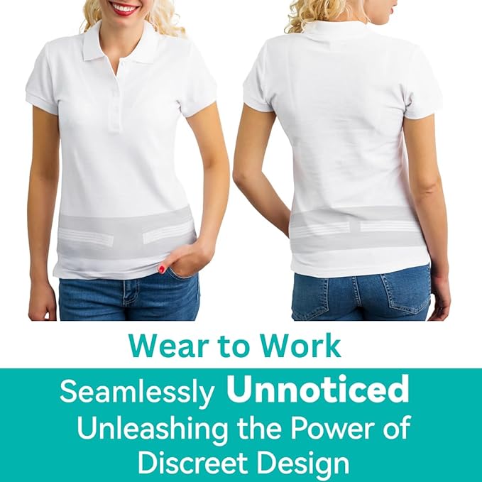 Lightweight Back Brace for Lower Back Pain Under Clothes - Relief from Sciatica, Spinal Stenosis & SI Joint Hip Pain - Breathable & Adjustable Lumbar Support Belt for Work and Exercise for Women & Men XL