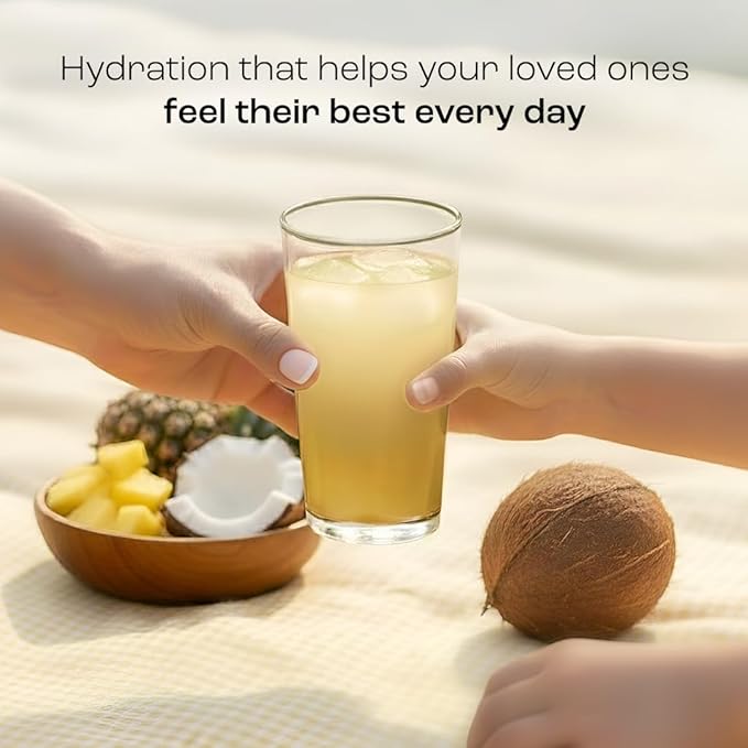 KEY NUTRIENTS Multivitamin Electrolytes Powder No Sugar - Tropical Pineapple Coconut Electrolyte Powder - Endurance & Energy Supplement - Hydration Powder - No Calories - 90 Servings - Made in USA