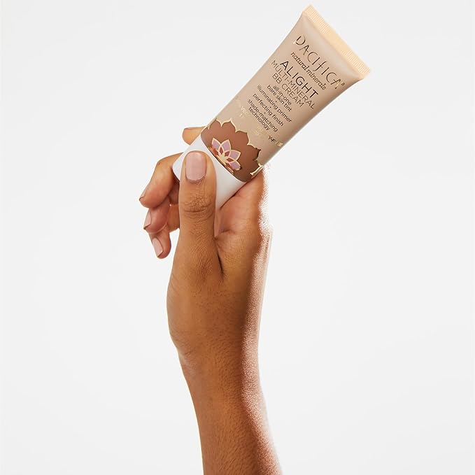 Pacifica Beauty Alight Multi Mineral BB Cream - Shade 3, Makeup, Hyaluronic Acid, Skin Tint, Makeup Primer, Iluminator, Minimize Pores, Fine Lines, Uneven Skintone, Vegan, 1 fl oz (1 Count)