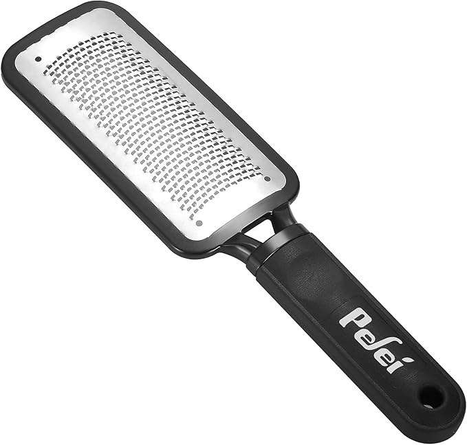 Colossal Pedicure Rasp Foot File, Professional Foot Care Pedicure Stainless Steel File to Removes Hard Skin, Can Be Used On Wet Feet