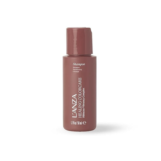 L'ANZA Healing Colorcare Shampoo, Color-Safe Repairing Cleanse for Dry, Damaged or Treated Hair, Anti-Fade Formula Smooths, Moisturizes, Adds Vibrance & Shine, Sulfate Free (1.7 Fl Oz)