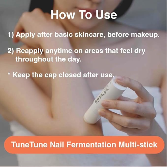 Fermentation Multi Stick | Herbal Fermented Nail Balm | Deep Nourishment & Hydration | Vegan Certified Natural Nail Care | For Dry or Rough Nails | Compact & Travel-Friendly | 10g