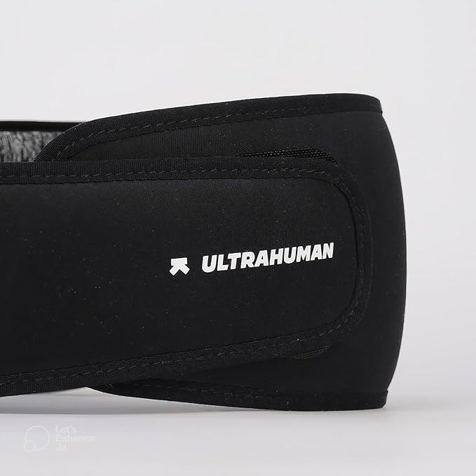 Ultrahuman Sleep Mask for Women and Men – Comfortable Premium Blackout Eye Mask for Sleep, Soft 3D Sleeping Mask with Travel Pouch