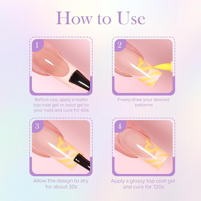 12 Colors Nail Art Pens Set, 0.5 MM Quick Dry Nail Art Markers Acrylic Paint Pens Kit for Graffiti Dotting Drawing Painting Nail Point, Colorful Nail Art Design Decoration Nail DIY Polish Pens