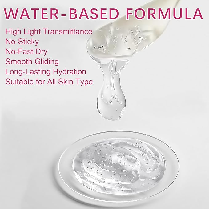 YMEYFAN 2.5L Large Conductive Gel for Microcurrent Facial Device, Radio Frequency Laser Hair Removal Cooling Gel, Sulfate & Phthalate-Free, Sodium Hyaluronate, Ceramide AP for Skin Soothing Hydrating