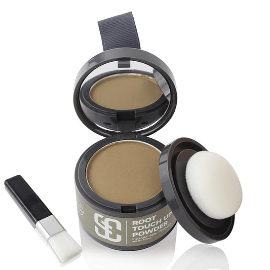 SOVONCARE Hairline Powder - Root Touch Up & Gray Hair Concealer for Men and Women, Instantly Covers Thinning Hair and Bald Spots, Natural-Looking Coverage Medium Blonde
