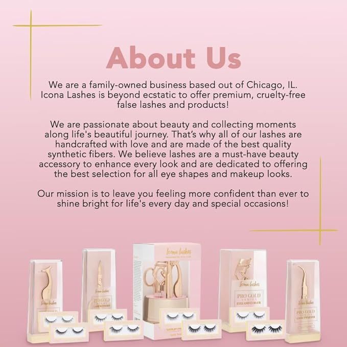 Hair Removal & Eyelash Tweezer - J-curved Tip for Precise Plucking - Applicator Tool for False Eyelash Clusters & Lash Extensions - 24K Gold Plating, Stainless Steel - Case Included