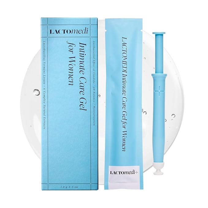 LACTOMEDI Intimate Care Gel | 5-Day Package | Vaginal Probiotics Applicator | Yeast Infection and BV Care | pH Balance | Itchiness and Unpleasant Odor | 1Box x 5pcs