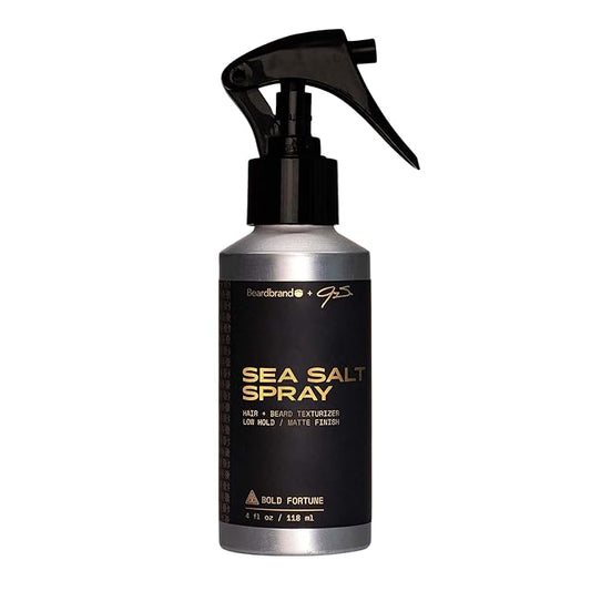 Beardbrand Sea Salt Spray for Men – Texturizing Hair Mist with Bold Fortune Scent | Adds Volume & Natural Matte Finish | Beach Waves, Lightweight Hold – 4 fl oz