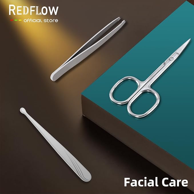 Manicure Set 11 in 1 Stainless Steel Nail Clippers for Men，Manicure Kit for Women，Nail Grooming Kit，Nail Clipper Set，Personal Care Tools