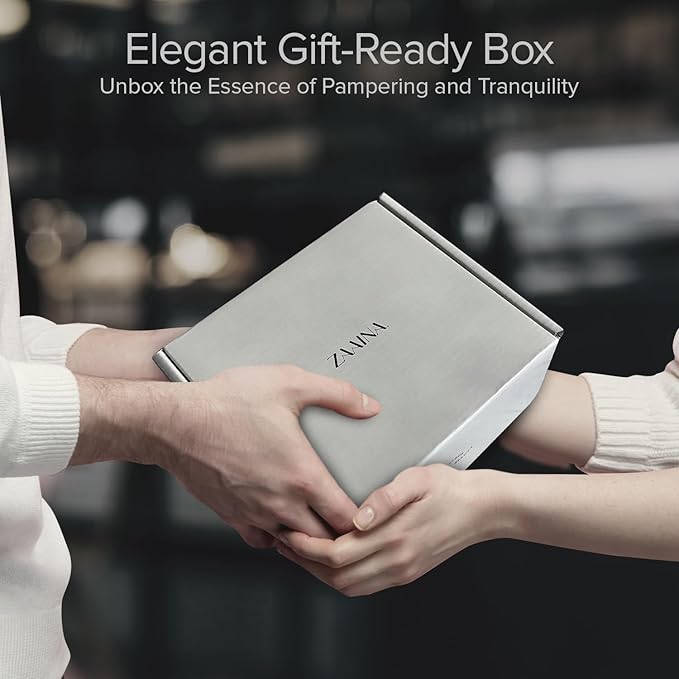 ZAAINA Men’s Self Care Package, Valentine Gifts for Men, Relaxation Spa Gift Set - Luxury Natural Handmade Grooming Kit for Husband Dad Friend, Birthday Gifts for Him (Premium Set with Whiskey Candle)