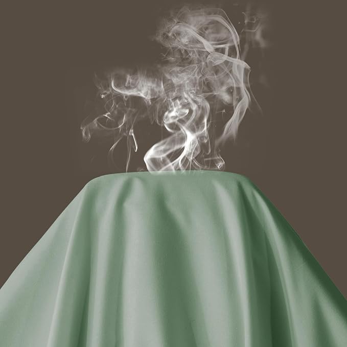 Maple&Stone Full Flat Sheet 6 Pack,Premium Soft & Breathable,Brushed Microfiber Fabric,Anti-Shrinkage & Non-Fading,Bulk Flat Sheets Only Full Size(Sage Green)