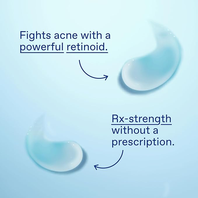 Differin Acne Treatment Gel, 90 Day Supply, Retinoid Treatment for Face with 0.1% Adapalene, Gentle Skin Care for Acne Prone Sensitive Skin, 45g Pump (Packaging May Vary)