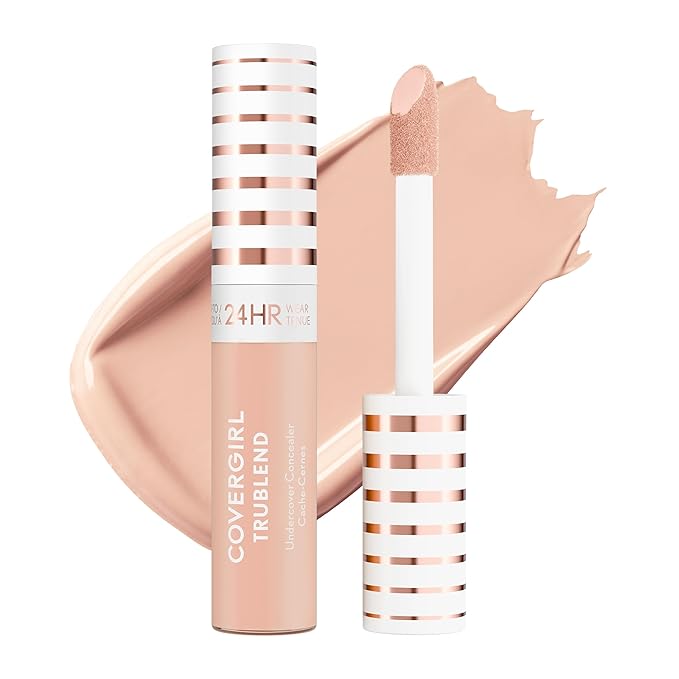 COVERGIRL TruBlend Undercover Concealer, Buildable, Full Coverage, 24-Hour Wear, Matte Finish - L150 Porcelain