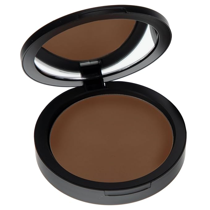 Mineral Dual Powder - 4-in-1 Pressed Mineral Foundation with SPF 15 for Flawless Glow - Oil-Free, Talc-Free, Gluten-Free, 0.45 oz (Coffee Break - Extra Dark) by Mommy Makeup