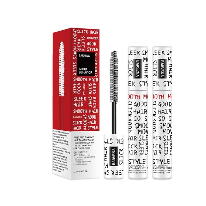 Good Behavior Frizz & Flyaway Taming Wand (2pc) Instantly Smooths Flyaways, Slicks Back Styles & Details Edges | 24-Hour Frizz Control Vegan + Cruelty Free