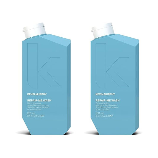 KEVIN.MURPHY REPAIR-ME.WASH - Moisturising Hair Repair Shampoo - Hydrating Frizz Control Shampoo - Sulphate & Paraben Free Hair Care - 250 ml / 8.4 fl oz (Pack of 2)