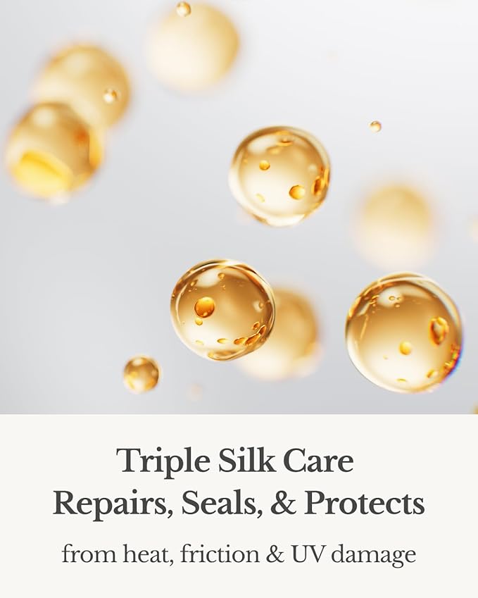 Hair Oil Heat Protectant & Split End Repair, Salon-Quality Treatment with Argan Oil for Frizzy, Curly, Damaged, Dry Hair, Fragrance Scalp Moisture, Travel Size, White (1.7 fl oz, 50ml)