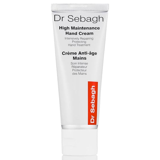 Dr Sebagh High Maintenance Hand Cream (2.6 fl oz) - Luxury Cream for Dry Cracked Hands - Fast-Absorbing Lotion for Women and Men - Hydrating Hand Moisturizer - Anti-Aging Repair Cream