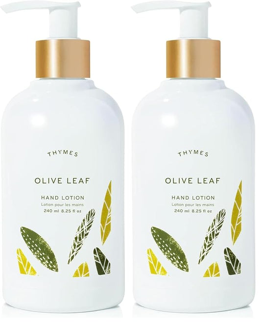 Thymes Hand Lotion - 8.25 Fl Oz - Olive Leaf (Pack of 2)