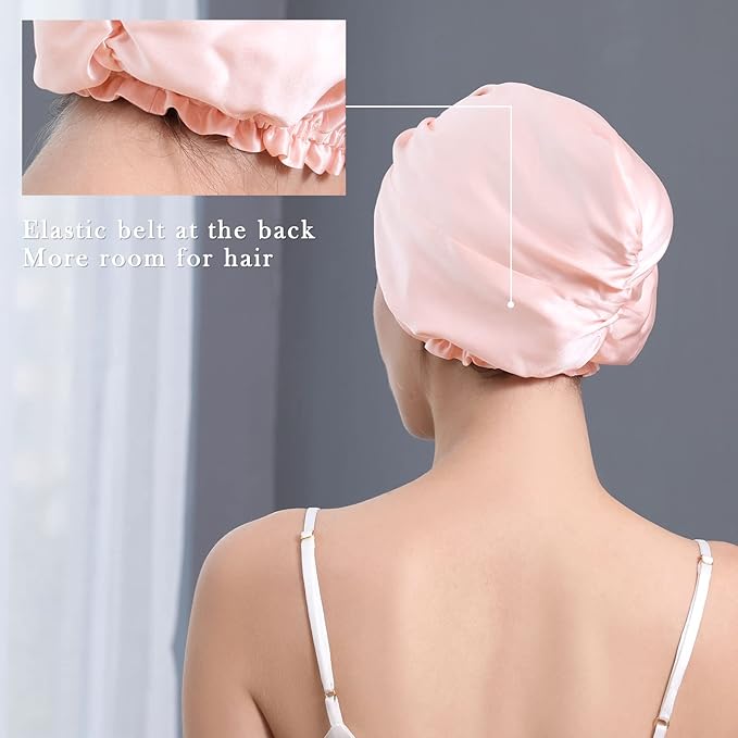 DAISYSILK 100 Pure Mulberry Silk Hair Bonnet for Sleeping Silk Hair Wrap for Women