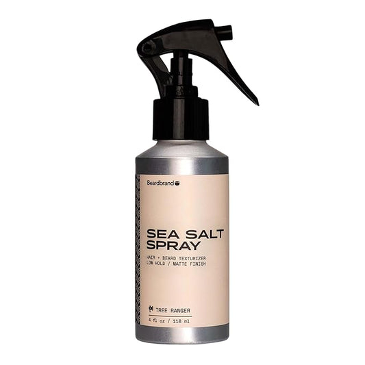 Beardbrand Sea Salt Spray for Men – Texturizing Hair Mist with Tree Ranger Scent | Adds Volume & Natural Matte Finish | Beach Waves, Lightweight Hold – 4 fl oz