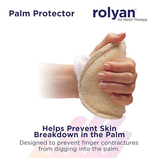 Sammons Preston Rolyan Palm Protectors for Left Hand, Pack of 3 Left Handed Gloves