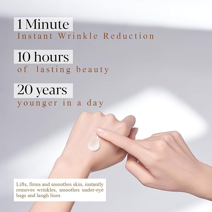 Instant Rapid Wrinkle Eye Cream 2.0-Temporary Effects Firm & Lift Under Eye Bags and Reduction Puffiness and Remover Dark Circles