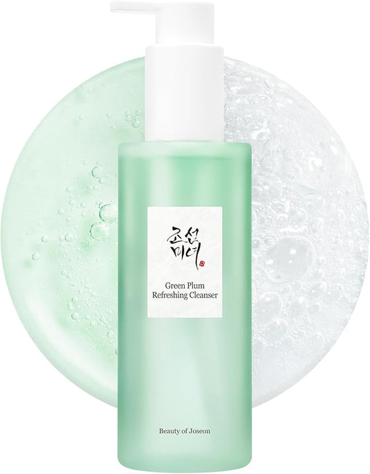 Beauty of Joseon Green Plum Refreshing Cleanser Gel Type Deep Pore Cleansing, Acne Face Wash, Blackhead Remover for All Skin Types, Korean Skincare 200ml, 6.76 fl.oz