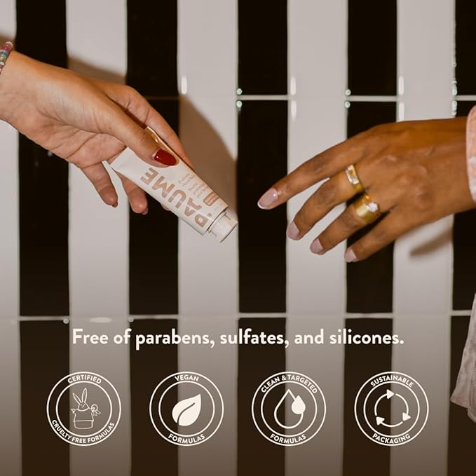 PAUME 4-Pack Mini Probiotic Hand Balm, Hydrating, Non-Greasy Hand Moisturizer for Dry, Chapped, Or Aging Skin, Fast Absorbing, Long Lasting, 4 Count, 1 oz Each