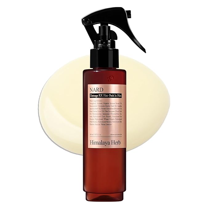NARD Damage RX Hair Pack In Mist 150ML / 5.07 FL OZ - Repairing Hair Treatment Spray, Nourishing Leave-In Conditioner, Hydration for Dry & Damaged Hair