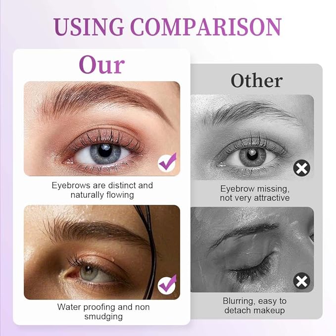 Iron Wand Mascara, 2025 New Waterproof Quick Drying Curling Mascara, 3D Curling Eyelash Iron Mascaras, Black Washable, Long Lasting Smudge-Proof Tubing Mascaras Volumizing & Lengthening (Brown)