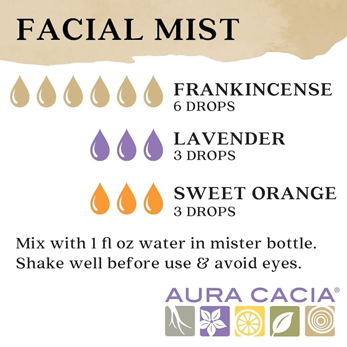 Aura Cacia Essential Oil, Meditative Frankincense, 0.5 Fluid Ounce, Packaging May Vary