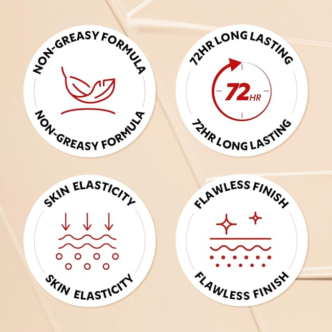 TIRTIR Mask Fit Red Cushion Foundation | Full coverage, Weightless, Skin fit, Satin Glow Finish, Korean Makeup BB Foundation, beauty, Tattoo cover up, Buildable (#13W Cream, 0.63 Fl Oz)